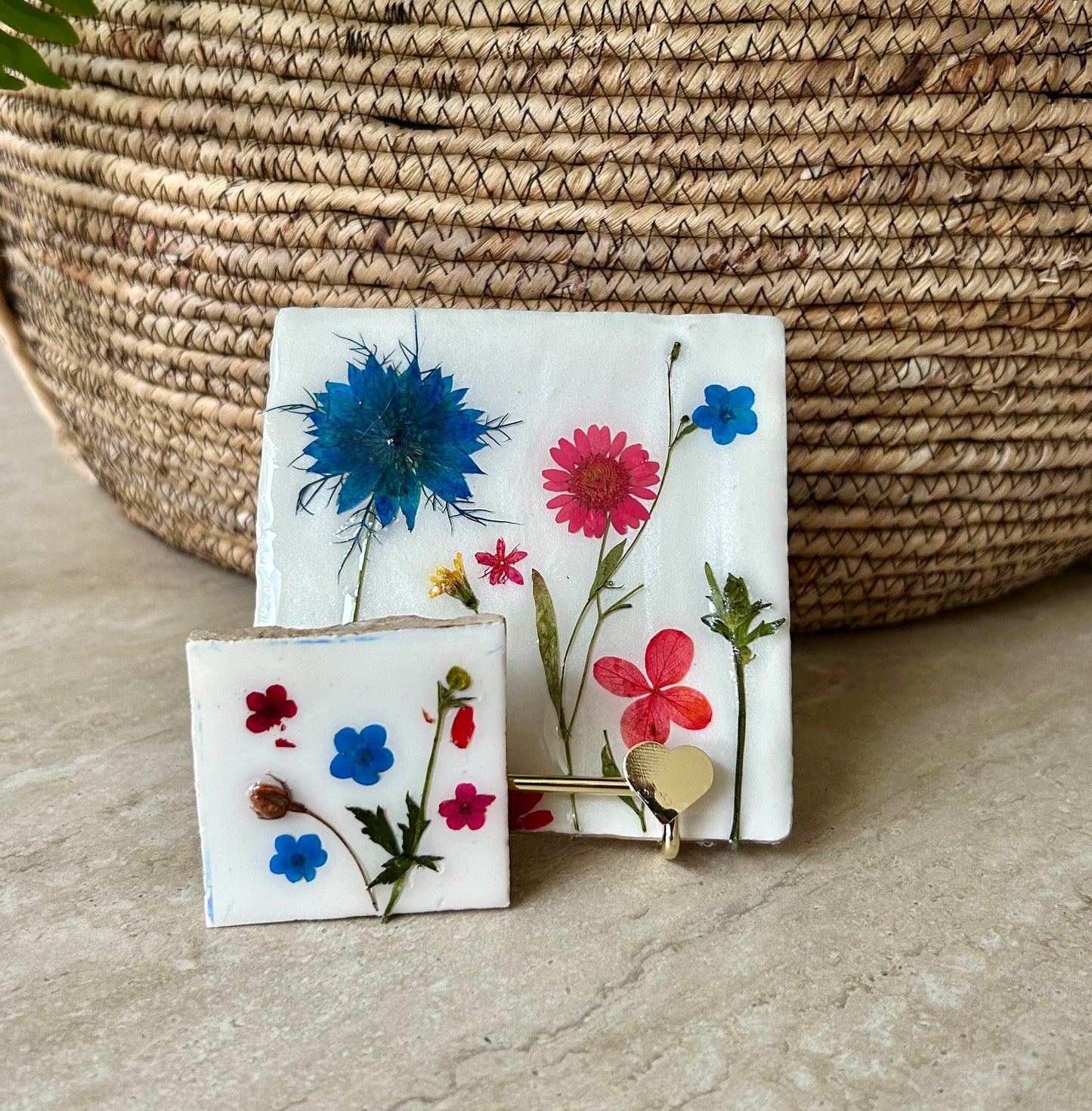 Flowertile vergeet me nietjes