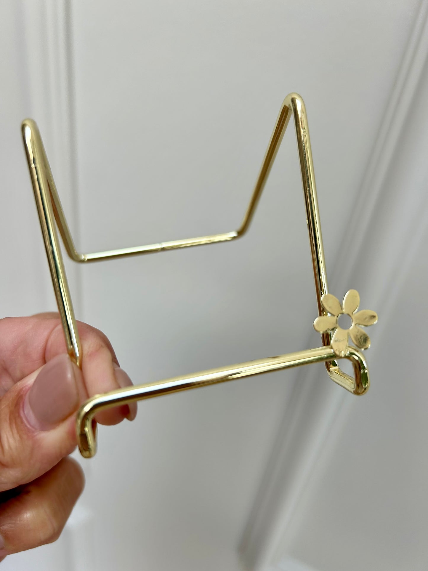 Gouden tegel standaard bloemetje