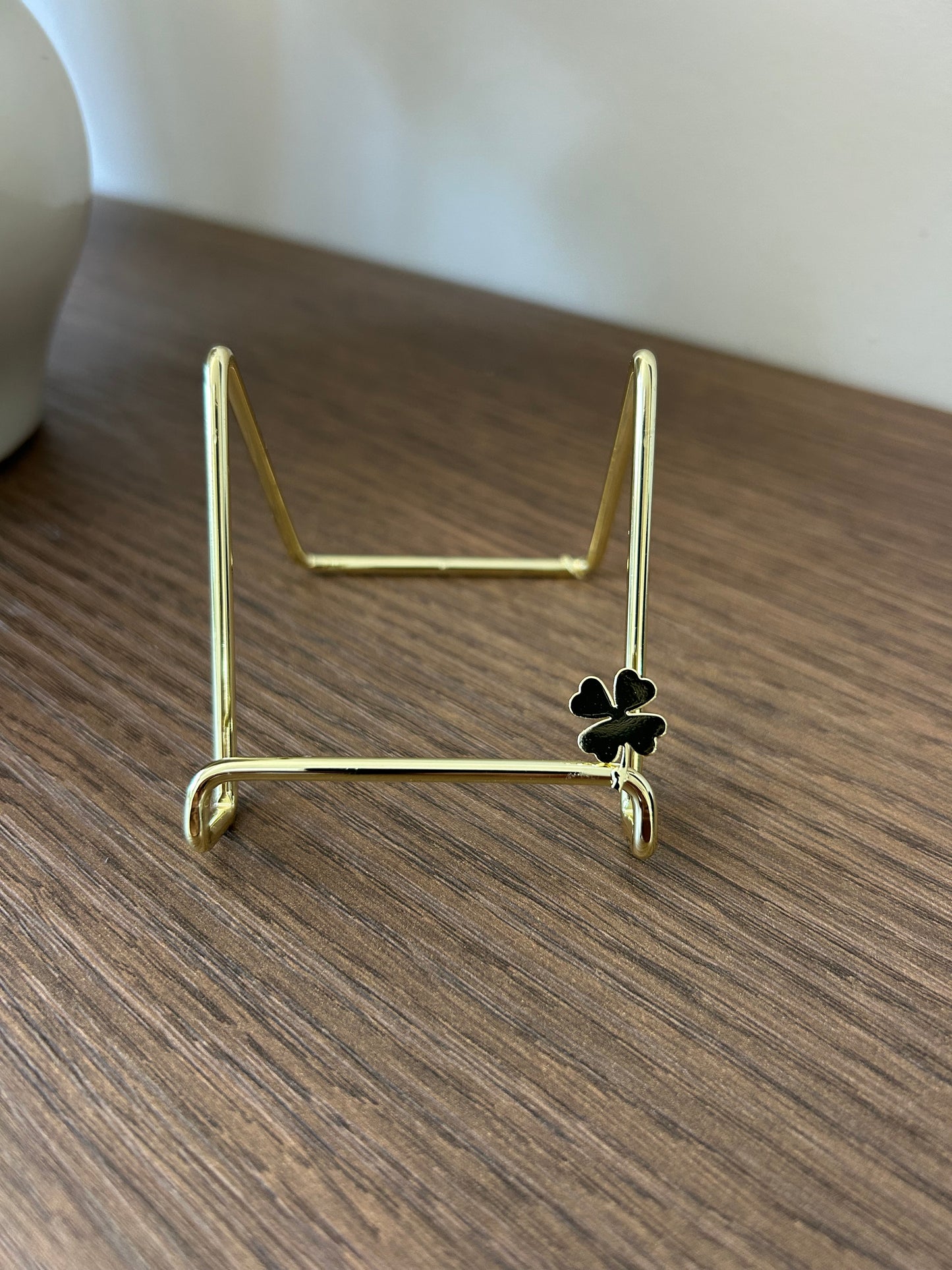 Gouden tegel standaard klavertje