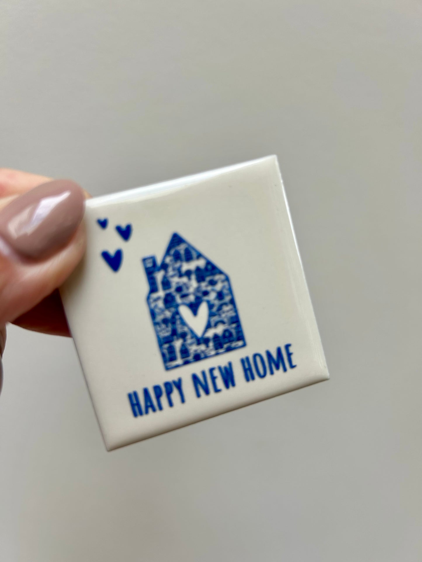 Mini Delfts blauwe tegel New home