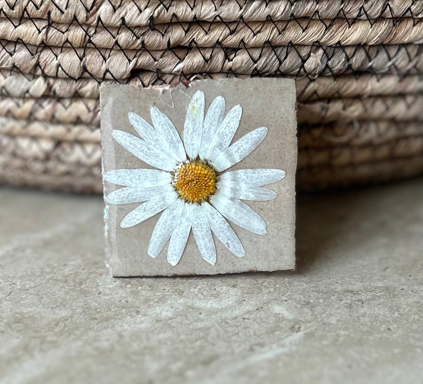 Flowertile beige tegel Margriet