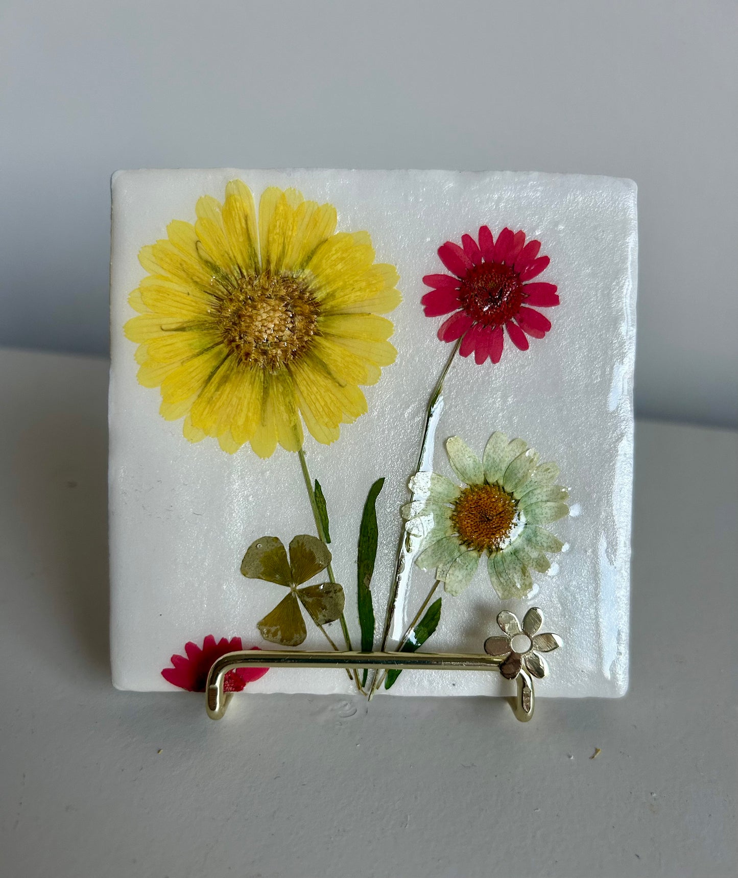 Flowertiles margriet /klavertje vier