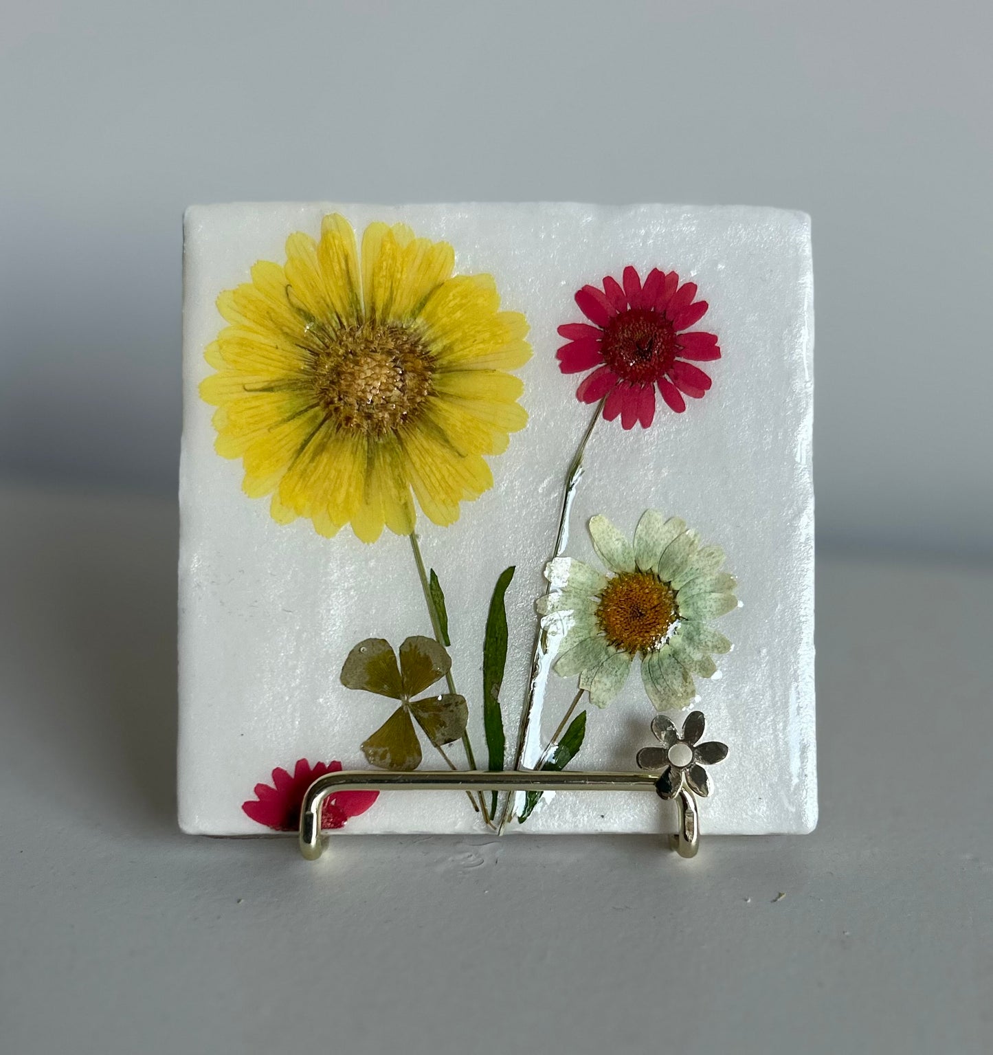 Flowertiles margriet /klavertje vier