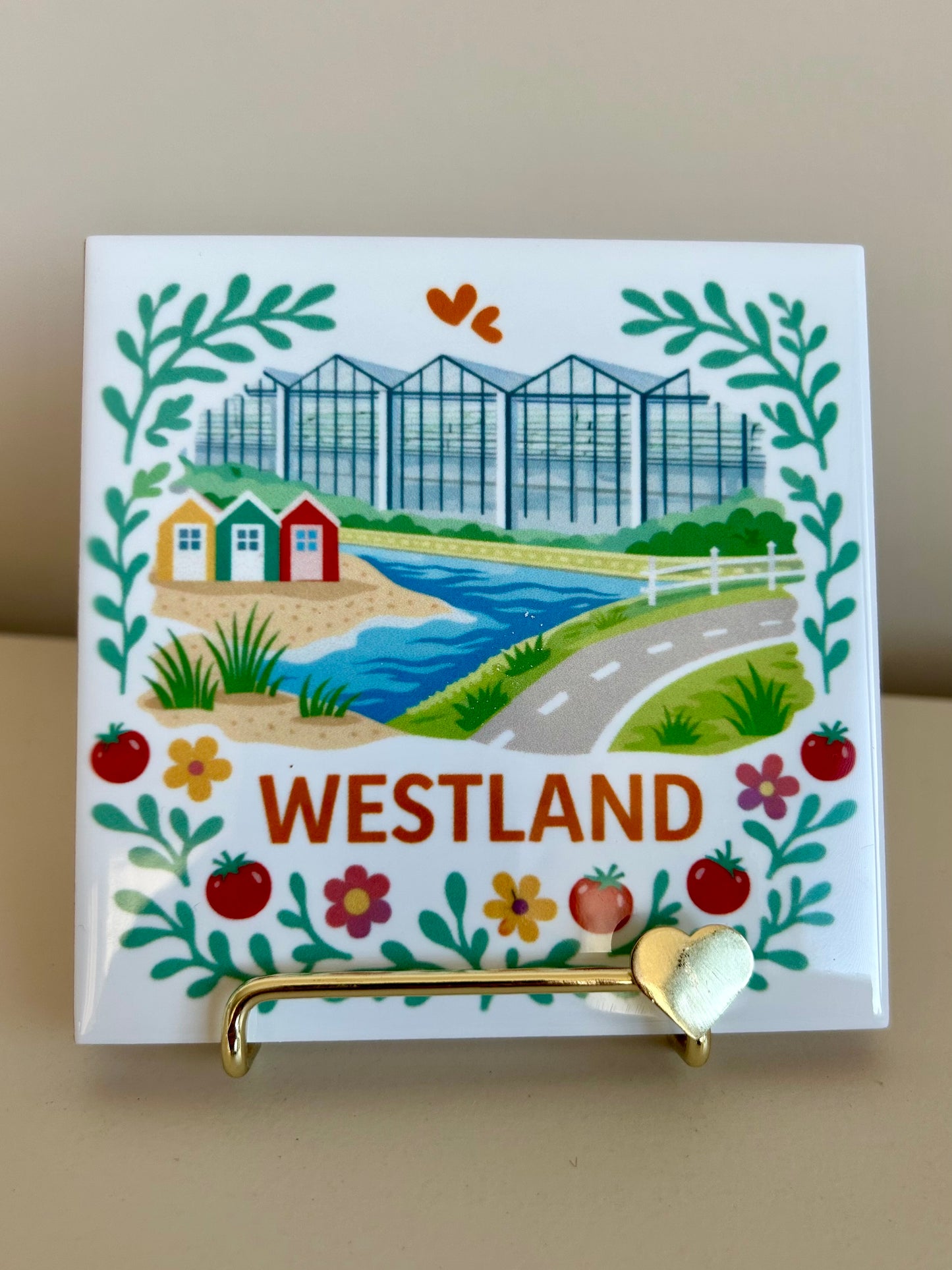 Cupdesign tegeltje Westland