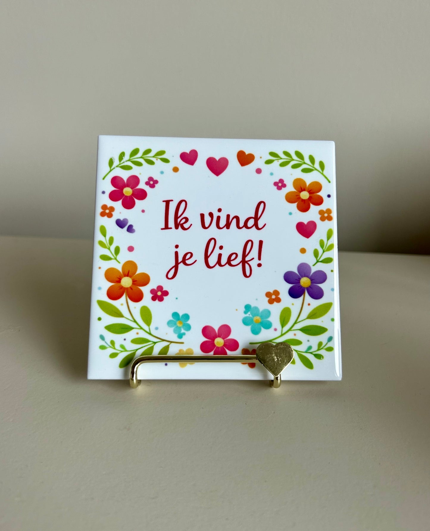 Tegel ik vind je lief!