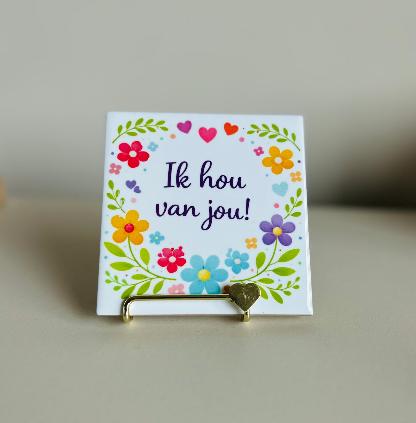 Tegel ik hou van jou!