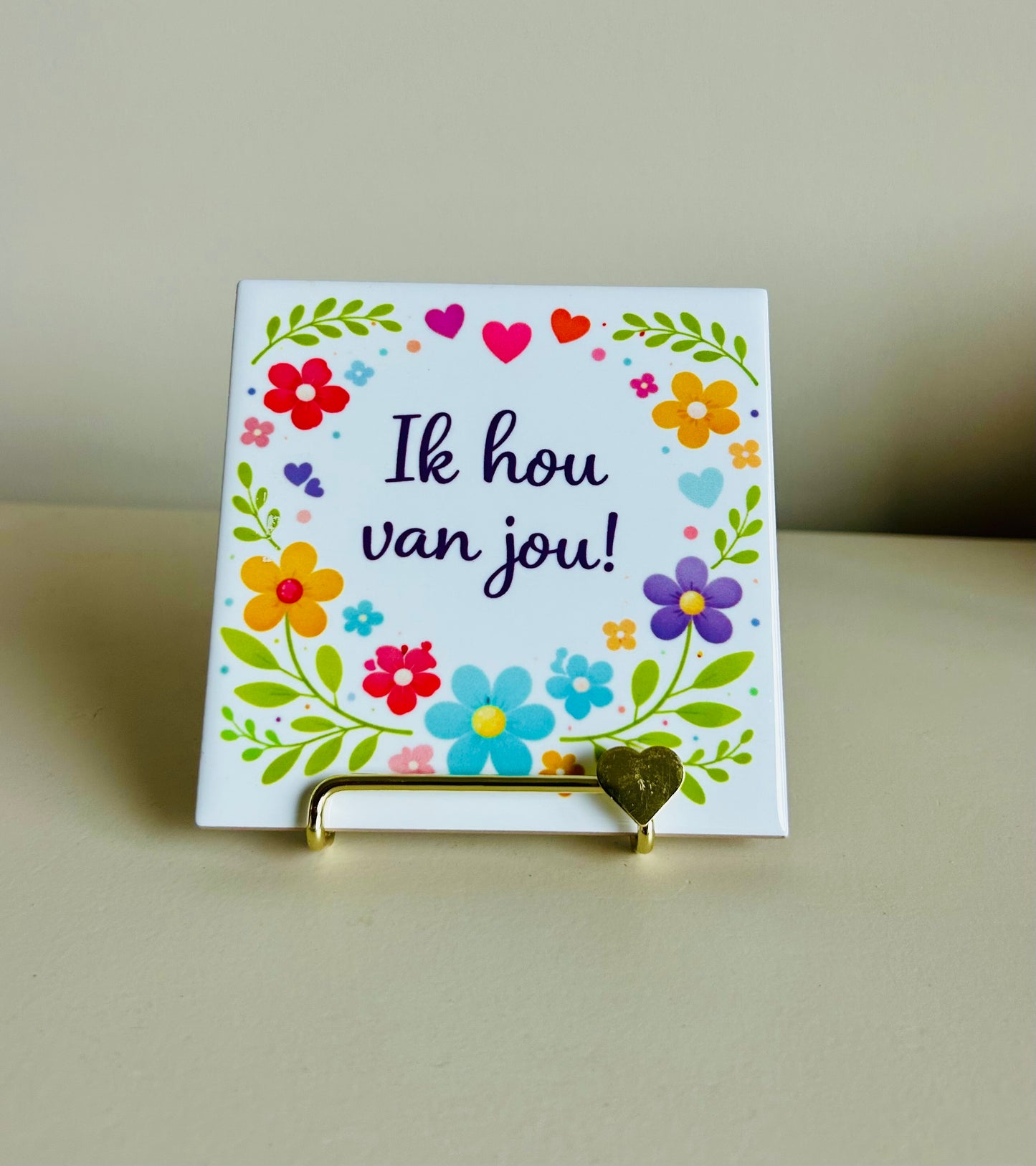Tegel ik hou van jou!