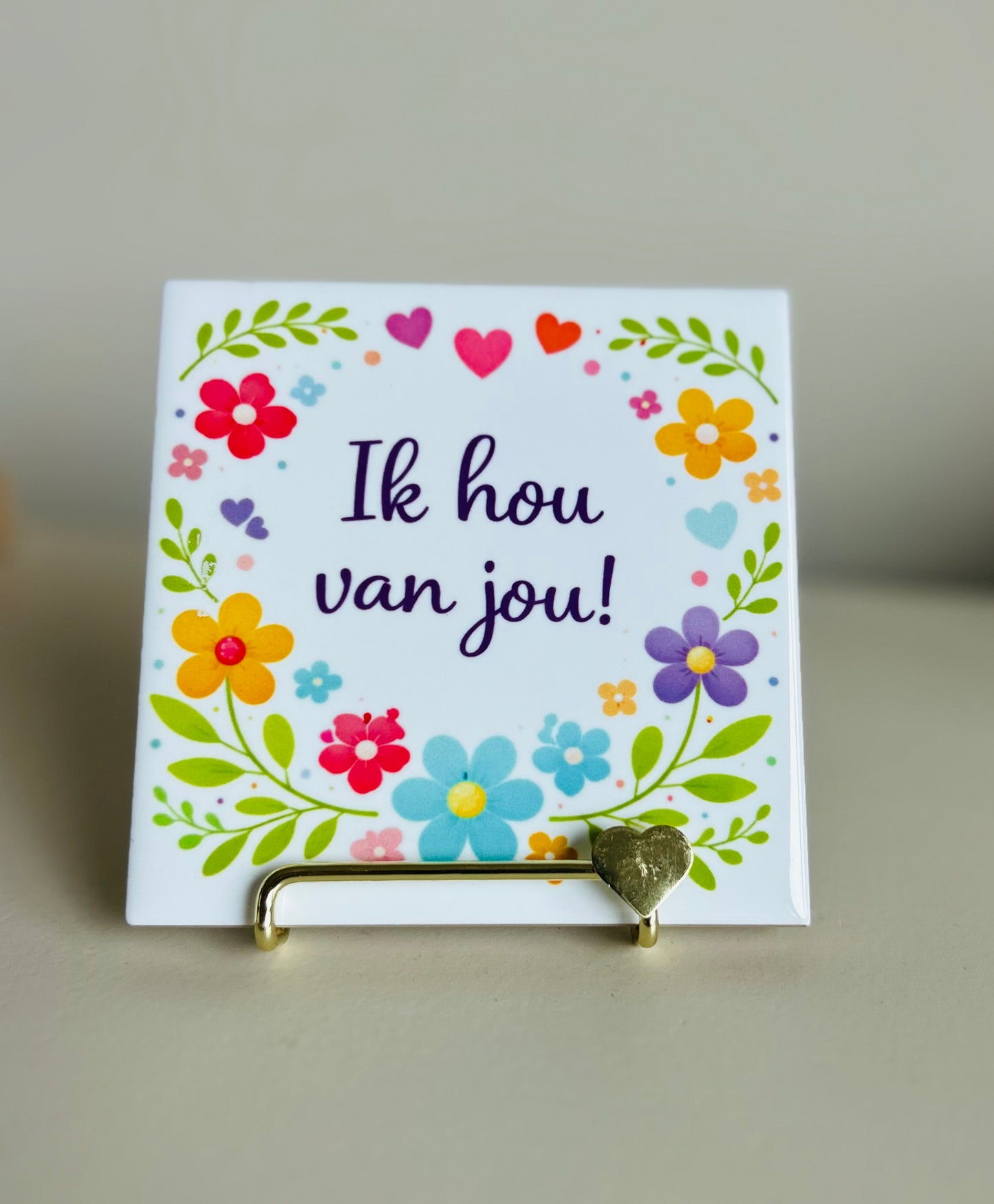 Tegel ik hou van jou!