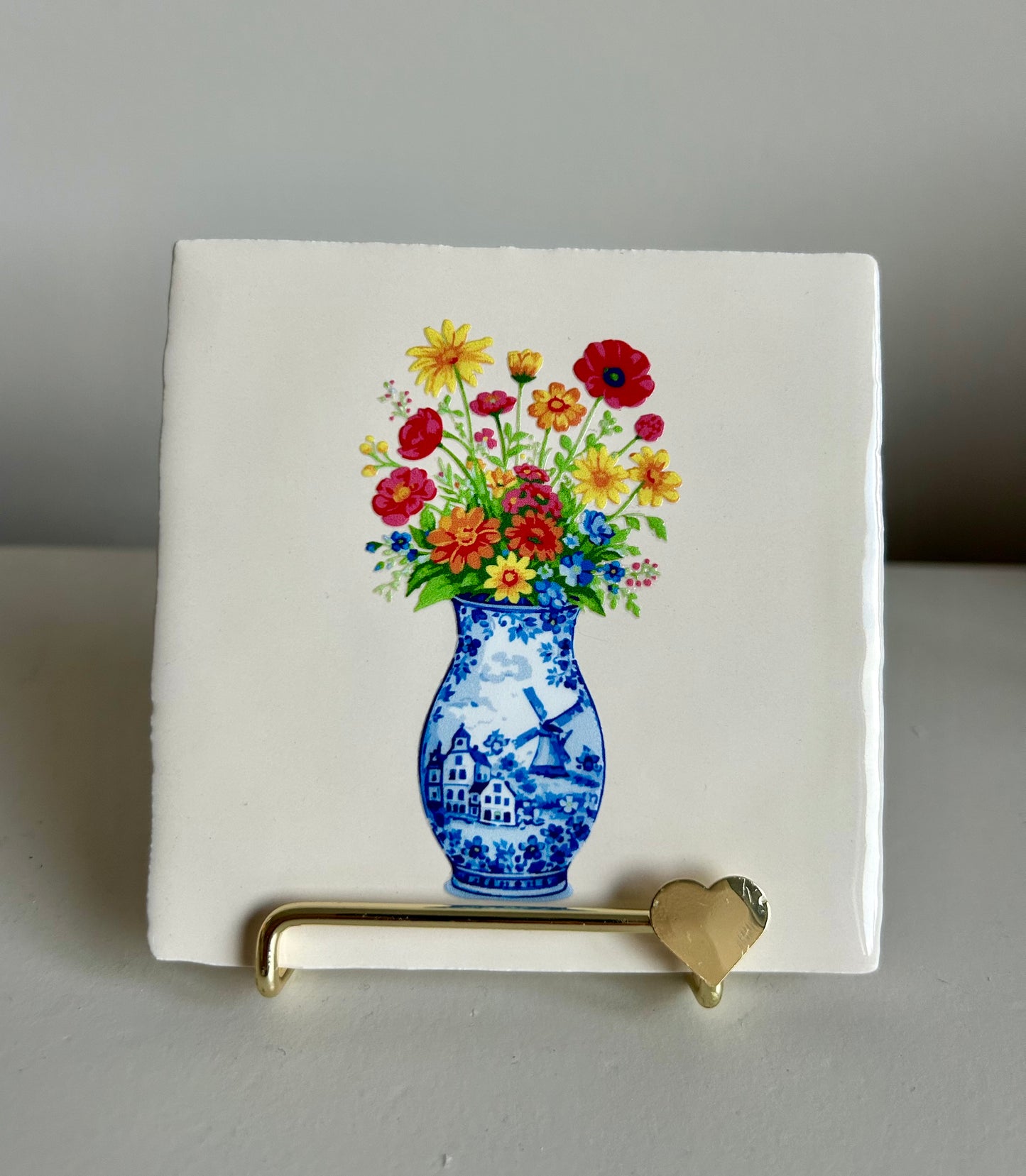 Vaas met bloemen