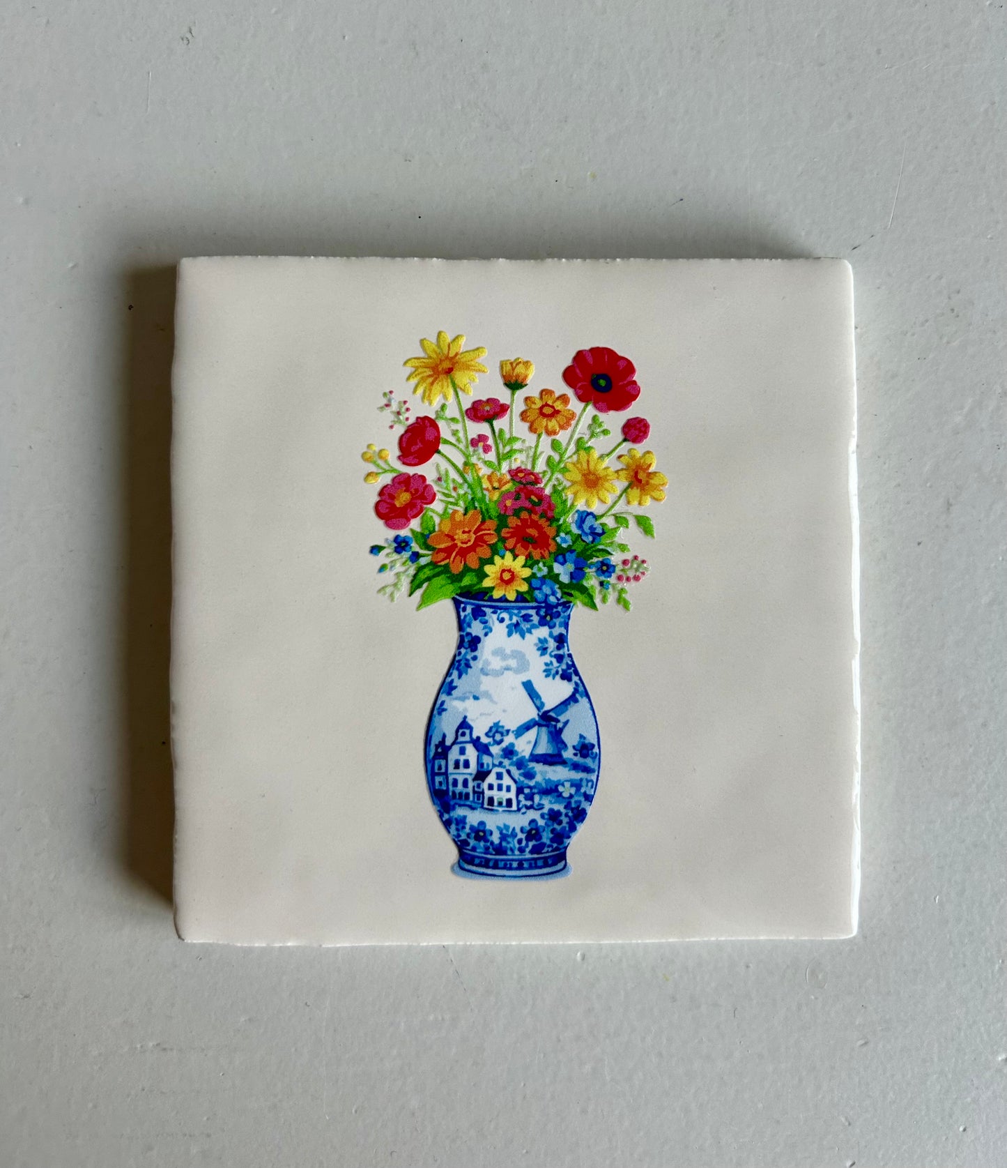 Vaas met bloemen